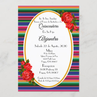 Invitation Invitacion/Invitacion Quinceanera