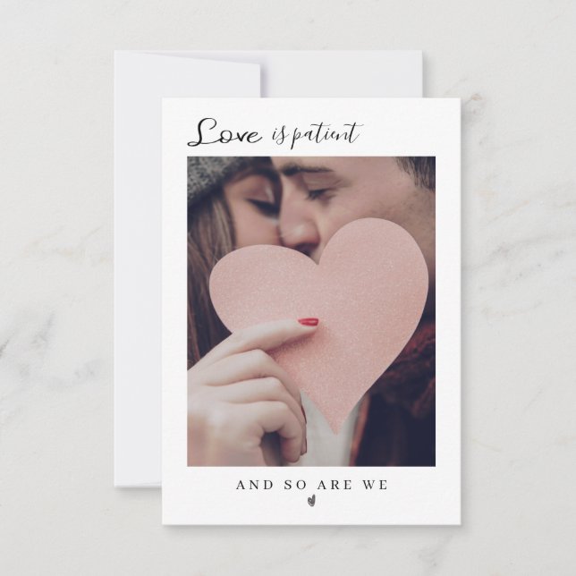 Invitation  Invitación Minimalista moderna emitida (Devant)