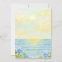 Invitación Playa pintada