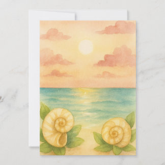 Invitation Invitación puesta de sol a la tarde