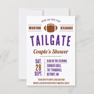 Invitation Invitat de Fête des mariées des couples sur mesure