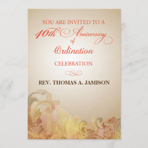 Invitation Invitation, 40e anniversaire de la Bénédiction d'O