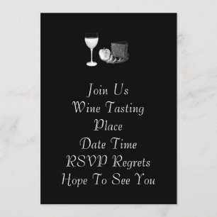INVITATION "INVITATION À DÉGUSTER LE VIN"