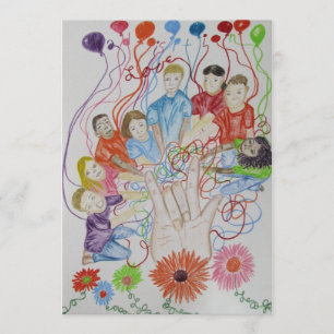 Invitation Invitation, adoption bébé, douche pour enfants