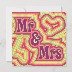 Invitation Invitation/Annonce Groovy M & M