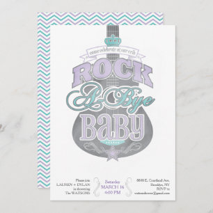Invitation *Invitation Baby shower Rock A Bye*