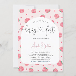Invitation ?Invitation Berry First Birthday