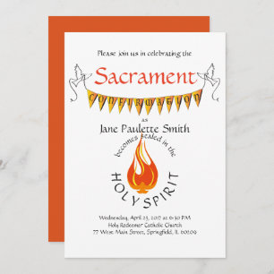 Invitation Invitation/faire-part de confirmation : Vibrant