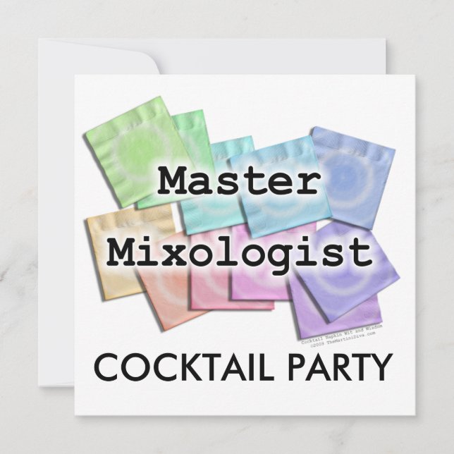 Invitation, invitation - MASTER MIXOLOGIST (Devant)
