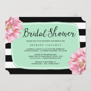 Invitation Invitation/Monnaie Florale Chic Bridal Shower