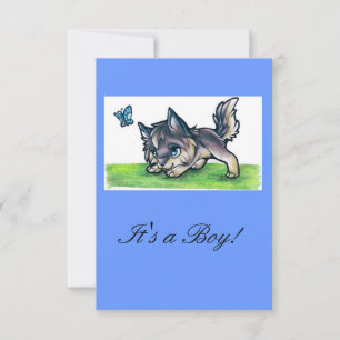 Invitation Invitations/Annonces de Baby Wolf