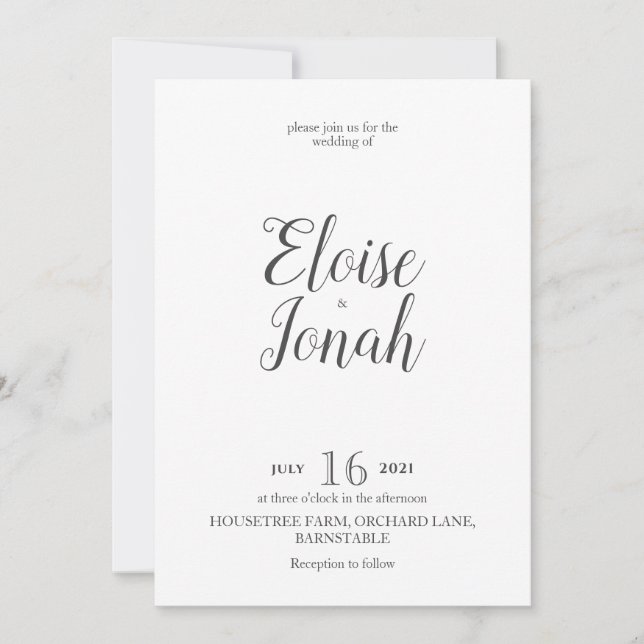 Invitation invite template 4 (Devant)