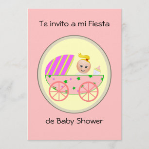 Invitation Invito de Te par baby shower de la fiesta De de MI