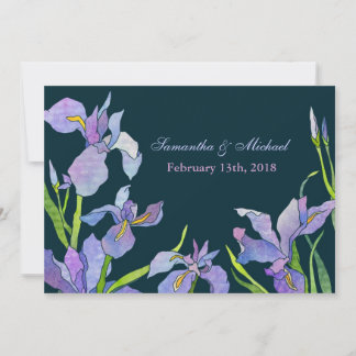 Invitation Iris Wedding Invite