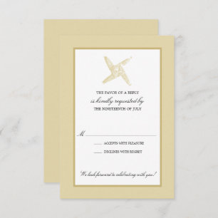 Invitation Irish St. Brigid's Cross Wedding RSVP