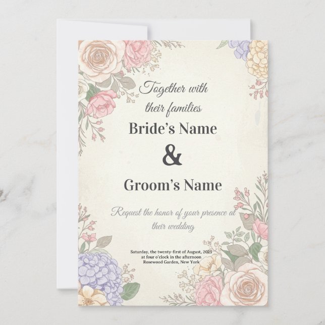 Invitation is translated to "Invitation" in French (Devant)