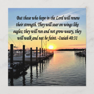 INVITATION ISAIAH 40:31 SCRIPTURE VERSE