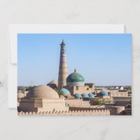 Islam Khodja Minaret et mosquée - Khiva, Ouzbékist
