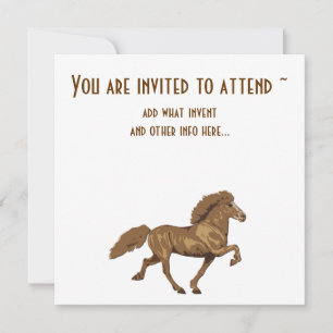 Invitation Islandais Vintage des années 1930