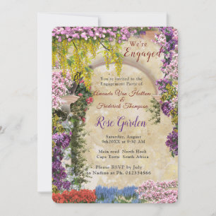 Invitation Italian country home outdoors