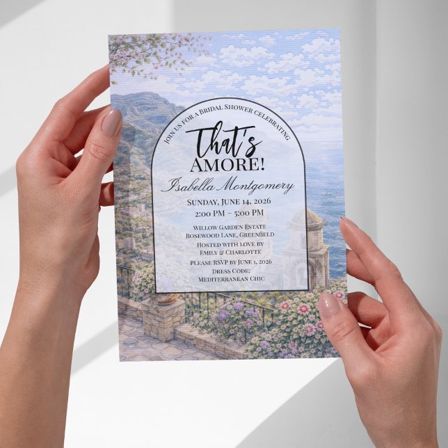 Invitation Italian Ravello That’s Amore Bridal Shower (Italian Ravello That’s Amore Bridal Shower Invitations
)