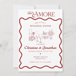 Invitation Italie   Alimentation italienne   Dîner de répétit