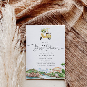 Invitation Italie méditerranéenne Fête des mariées Positano L