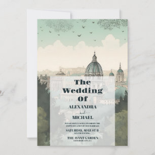 Invitation Italie Rome Destination Mariage