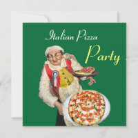 ITALIEN PIZZA PARTY, RESTAURANT vert rouge