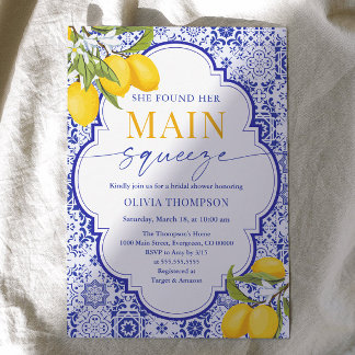 Invitation Italienne Elle A Trouvé Sa Fête des mariées De Squ