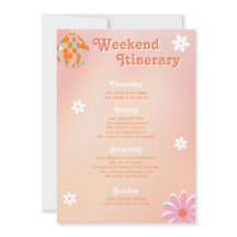 Itinéraire Bachelorette Disco Flower Power des ann