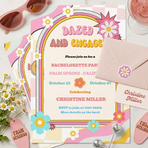 Invitation Itinéraire de week-end de bachelorette éperdue et