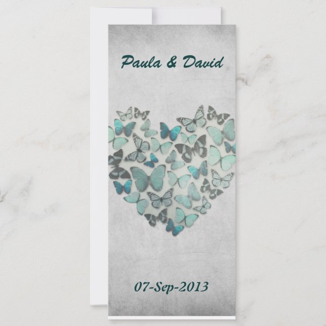 Invitation Itinéraire mariage (Devant)