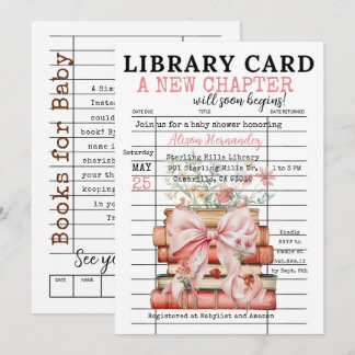 Invitation It's a Girl! A New Chapter Baby Shower