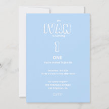Ivan l'invitation d'anniversaire du prince de glac