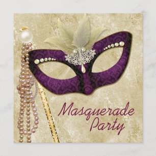 Invitation Ivory Burgundy
