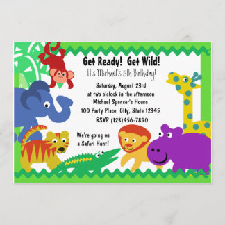 Invitation J est pour Jungle