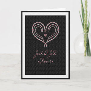 Invitation Jack and Jill Shower Heart of Gems