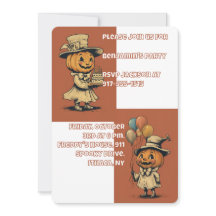 Jack-o'-lantern d'Halloween en Orange