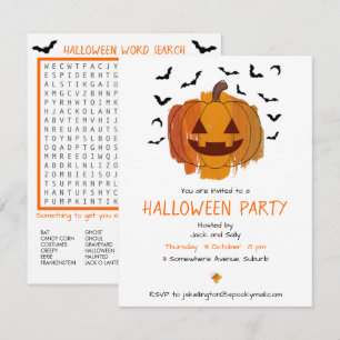 Invitation Jack-o'-lantern Halloween