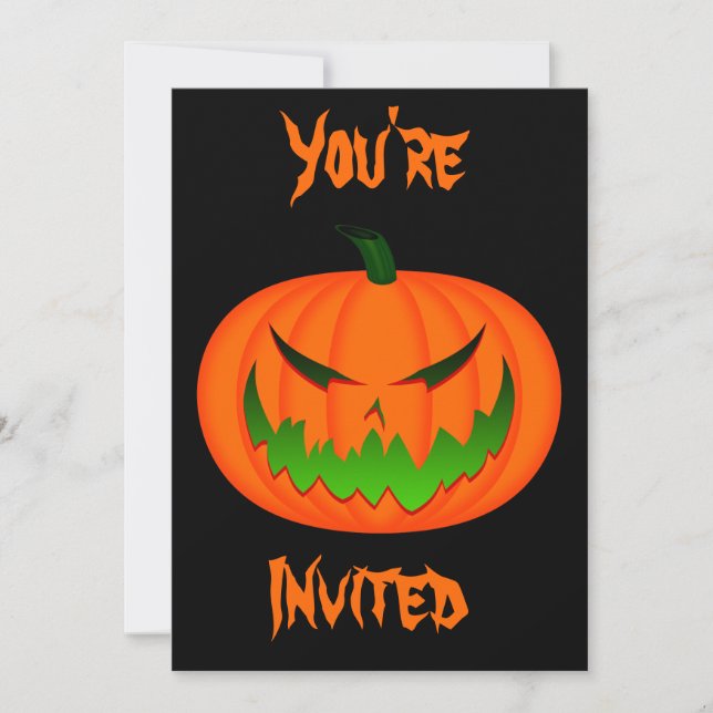 Invitation Jack O' Lantern II (Devant)