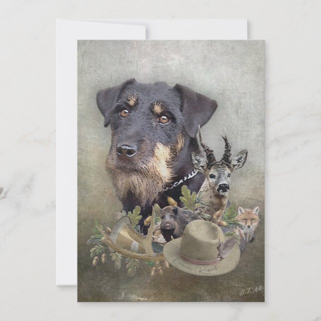 Invitation Jagdterrier (Devant)