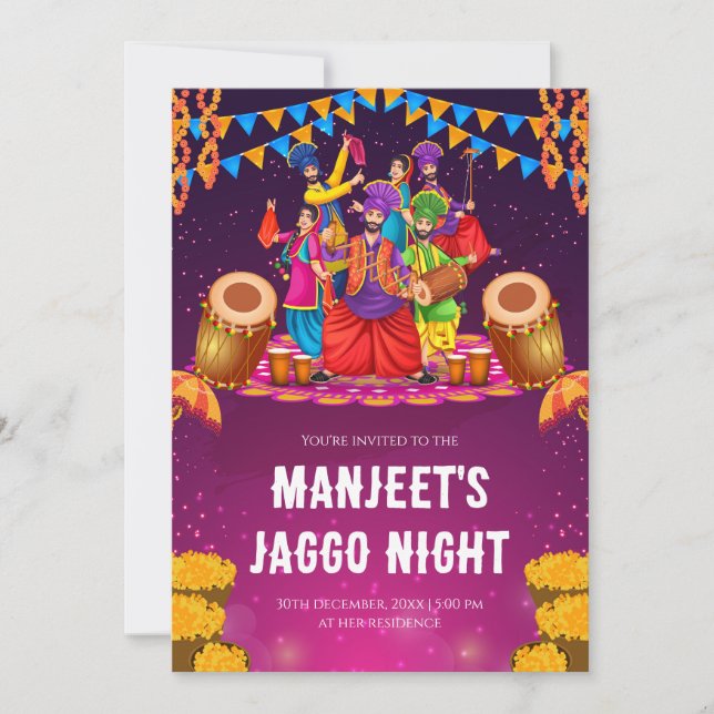 Invitation Jago cartes Jaggo, invitations Jaggo (Devant)