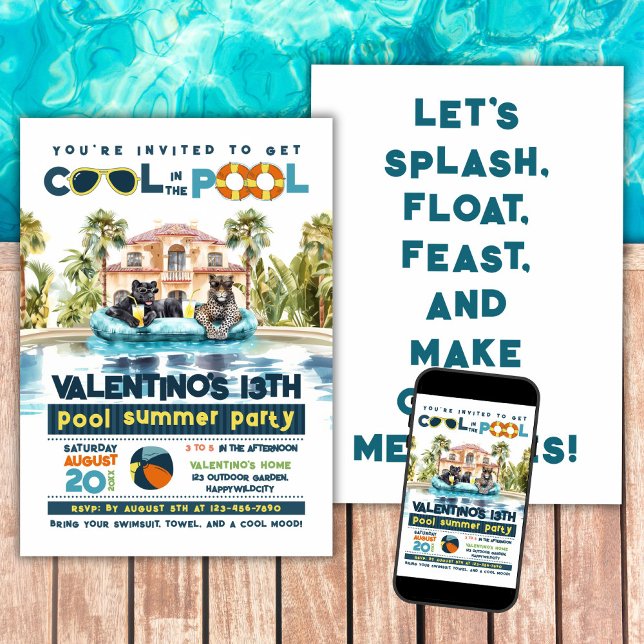 Invitation Jaguars Pool (Créateur téléchargé)