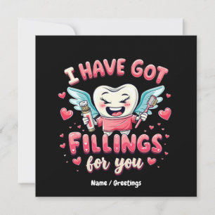 Invitation J'Ai Des Remplis Pour Vous Mignonne Dentiste Valen