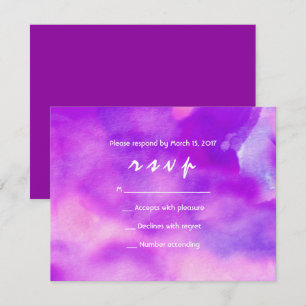 Invitation J'AI L'Invitation D'UN Bat mitzvah D'EAU VIOLET