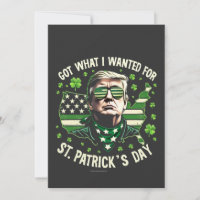 J'ai obtenu ce que je voulais pour la Saint-Patric