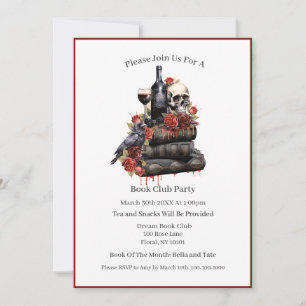 Invitation J'Ai Toujours Lu Les Contes De Fée.... Club de lec