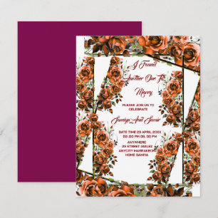 INVITATION J'AI TROUVÉ UN AUTRE À ÉPOUSER MARIAGE