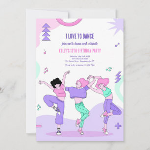 Invitation J'aime danser